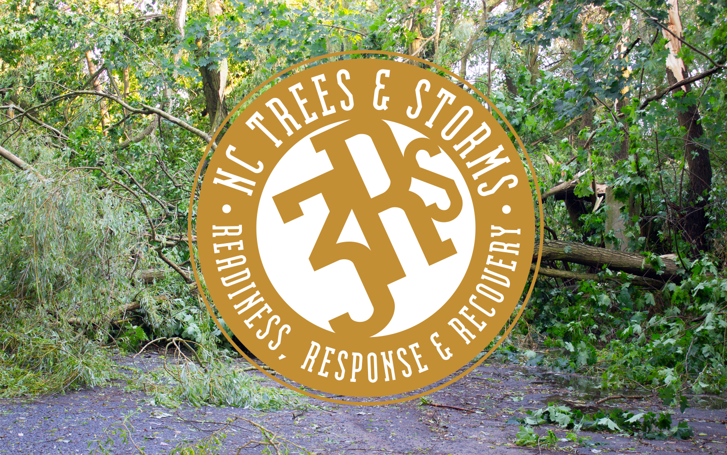 3Rs branding over storm damage image