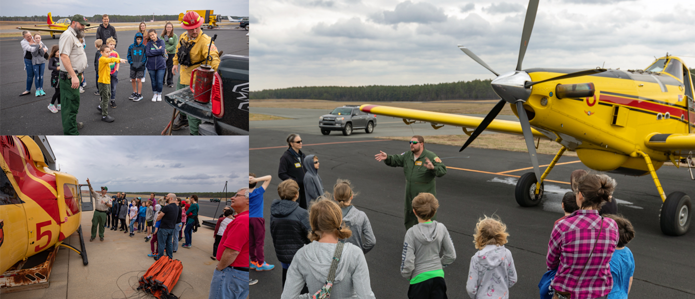 Home school group gets tours of Aviation Central in Sanford, NC