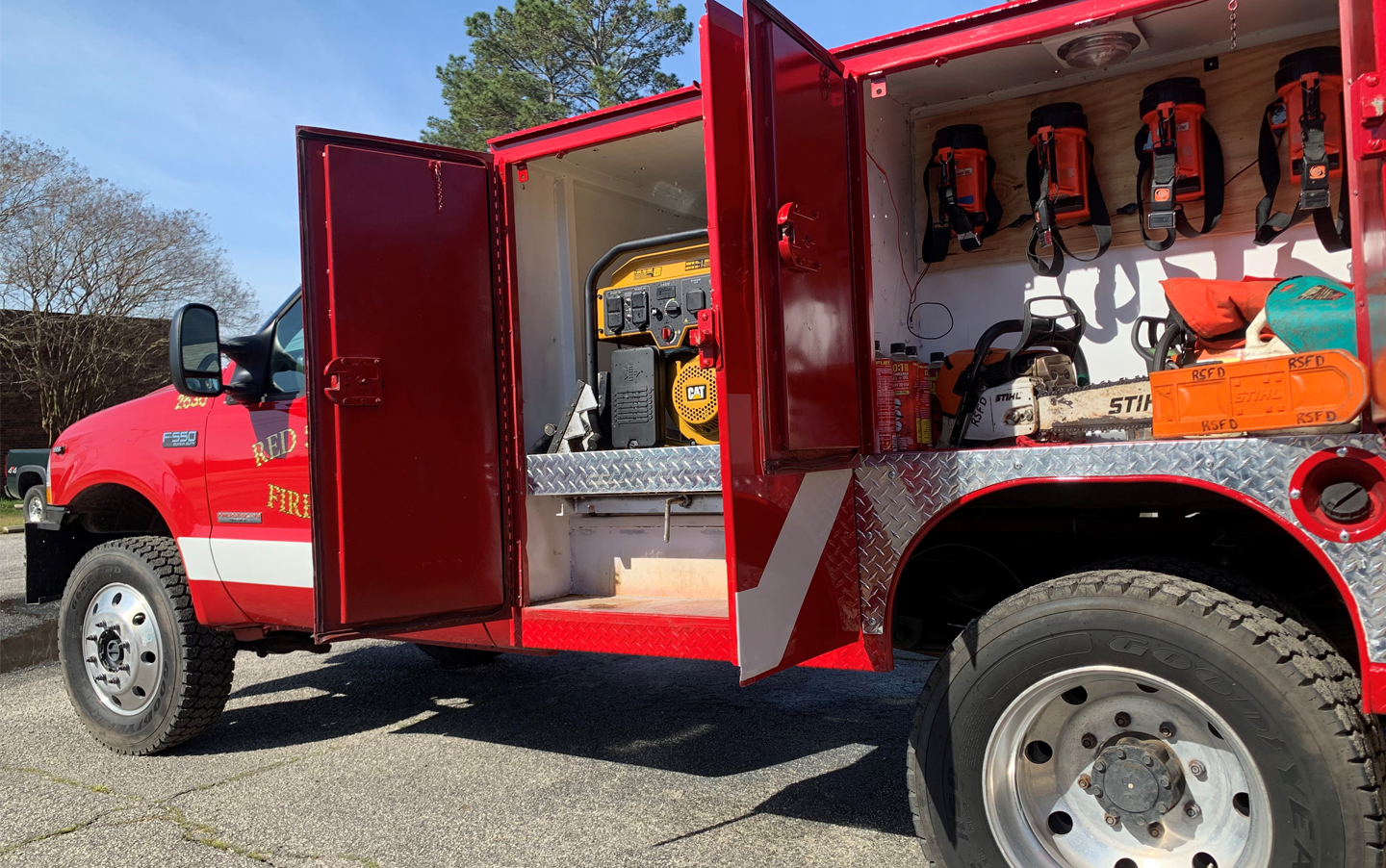 Red Springs Fire Department brush truck acquired through FFP program
